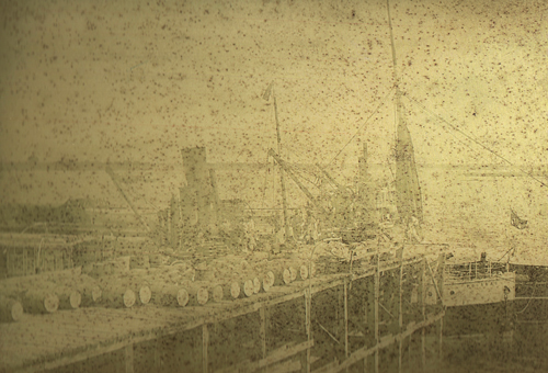 MUELLE, PUERTO Y ADUANA DE ASUNCIÓN (COLECCIÓN DE JAVIER YUBI)